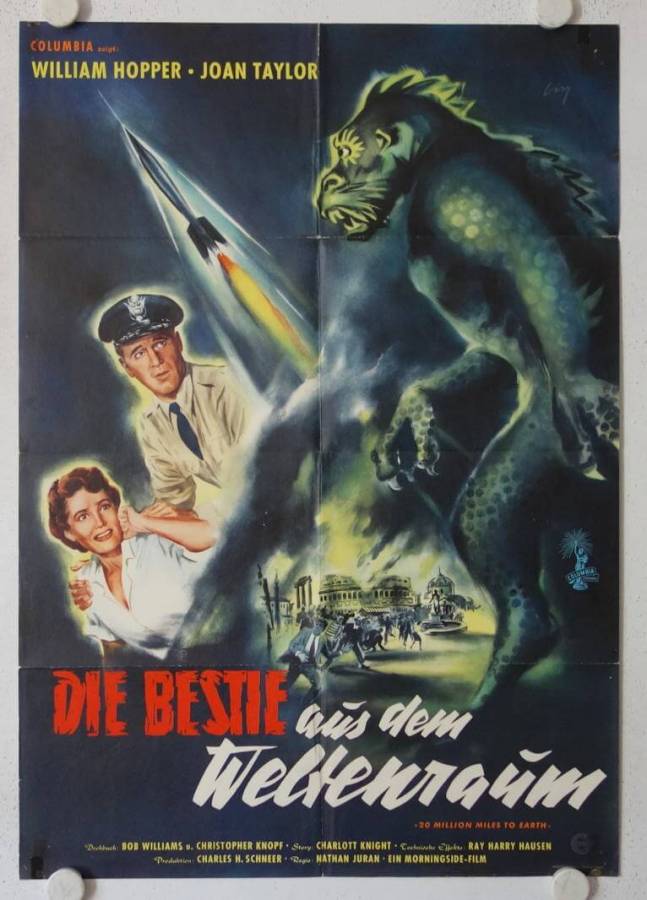 20 Million Miles to Earth original release german movie poster